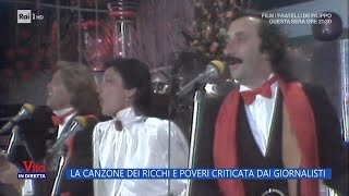 Sanremo la canzone dei Ricchi e Poveri criticata dai giornalisti  La vita in diretta 16012024 [upl. by Francene]