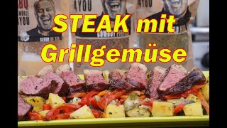 Steak mit Grillgemüse [upl. by Beverley257]