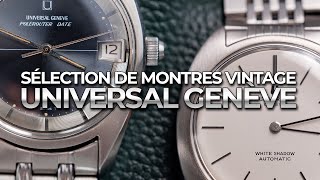 Sélection FLASH de montres vintage UNIVERSAL GENEVE chez JOSEPH BONNIE💥 [upl. by Aihsei]