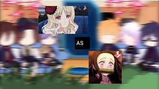 Diabolik Lovers react to Yui as Nezuko AU [upl. by Ibor110]