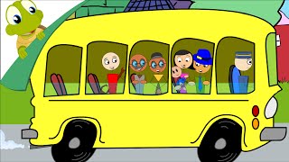 The wheels on the bus go round and round nursery rhyme [upl. by Frannie]