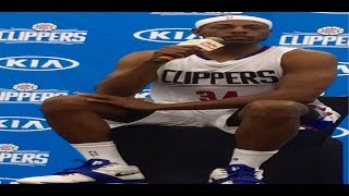 Paul Pierce Interview on Schea Cotton 2016 Los Angeles Clippers Media Day [upl. by Hartzke]