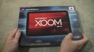 Motorola Xoom WiFi Android Tablet Unboxing amp Hardware Overview [upl. by Aletha]