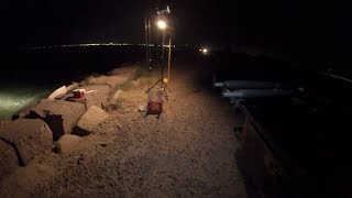 S3 Ep13 Night Fishing Texas City Dike [upl. by Eseuqcaj]