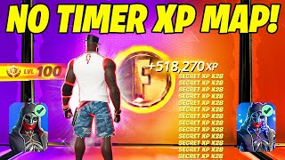 CRAZY NO TIMER Fortnite XP GLITCH Map to LEVEL UP FAST in Chapter 5 Season 4 Get Free Felina Skin [upl. by Dore]