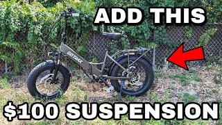 How To Add Rear Suspension To Your EBike [upl. by Goggin]