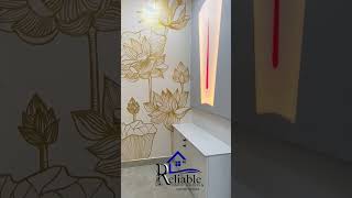 Presenting our latest 2BHK interior project at Candeur 40 Miyapur interiordesign viralshort [upl. by Sylado]