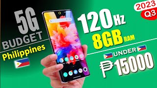 Best 5G phone Below 15K Peso 8GB RAM 2023 🇵🇵🇭 TOP 5  Best 15k peso Phone new15K Peso Budget phone [upl. by Anah921]