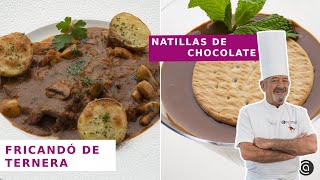 FRICANDÓ de TERNERA y NATILLAS de CHOCOLATE con Arguiñano [upl. by Abdel710]