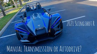 2021 Slingshot R  First Ride Impressions and Test Ride  Manual Transmission [upl. by Anaiuq]