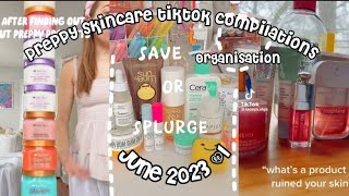 Preppy skincare tiktok compilations no1 preppy viral skincare [upl. by Rieth932]