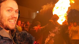 Britains Most Dangerous Tradition  Tar Barrels Ottery St Mary [upl. by Grizelda164]