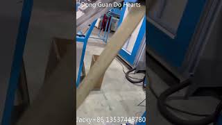 Elastic tape ribbon label logo embossing machine machine [upl. by Neleag]