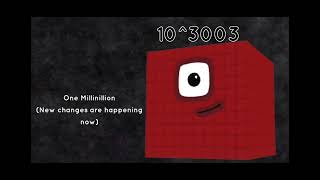 Numberblocks 1 Centillion to 1 Millinillion but their deep voices are 4x slower with pitch change [upl. by Samau]