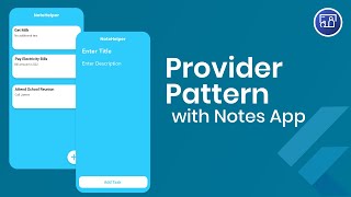 Notes App  Using Provider Pattern  Flutter [upl. by Guidotti]