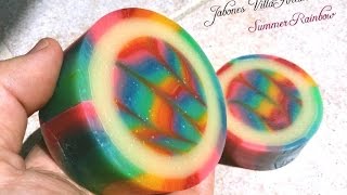 Summer Rainbow Soap [upl. by Chalmer767]