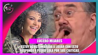 Lucerito Mijares responde a Pedro Sola y quien la critican por su vestuario en concierto con Yuri [upl. by Notlih217]