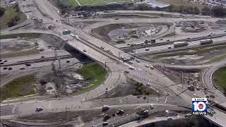 New diverging diamond interchange opens up in South Florida [upl. by Melgar]