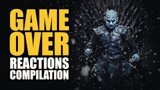 Game of Thrones GAME OVER Reactions Compilation [upl. by Hnahk877]