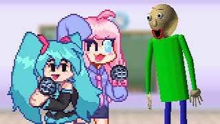 Assessment BALDI vs MIKU N CLOUD Poems N Thorns [upl. by Vada211]