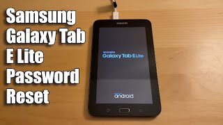 Reset Password Samsung Galaxy Tab E Lite [upl. by Kirsteni]