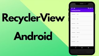 RecyclerView Android Studio  Beginners Guide [upl. by Eyma]