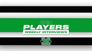 Marshall Football Player Weekly Interviews Week 2  Virginia Tech [upl. by Trinette]