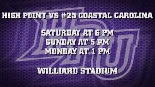 High Point University baseball takes on 25 CCU [upl. by Duaner709]