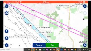 2020 Navionics set up a route using waypoints [upl. by Duane]