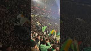 Celtic park erupts for Kuhn goal Celtic 11 Leipzig [upl. by Mij]