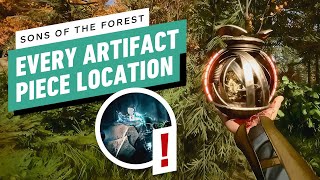 Sons of the Forest How to Get all 7 Artifact Pieces  All Artifact Piece Locations [upl. by Eirdua]