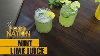 Mint lime recipe  Lemon mint cooler  Summer refreshing drink  Lemon Mint juice recipe [upl. by Bogart]