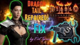 How to fix Dragon Tail in diablo 2 resurrected Solution by EvilTyrael [upl. by Eiramanitsirhc]