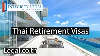 Are Thai Retirement Visa Financial Requirements Too Onerous [upl. by Gil]