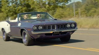 1971 CUDA CONVERTIBLE 1 OF 8 MADE AND MARK SHARES A GREAT DRIVE WITH HIS DAUGHTER [upl. by Olympia]