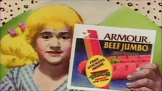 Armour Beef Jumbo Hot Dogs  Sticky Situations 1980s USA [upl. by Nolur428]