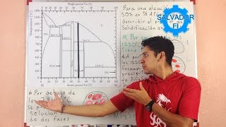 Proceso de Solidificación en Diagrama de fases NiSn  Metalurgia  Salvador FI [upl. by Settera]