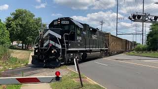 Delaware amp Raritan River Train at Shrewsbury NJ 71222 [upl. by Akinihs]