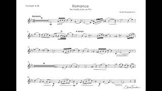 Shostakovich Dmitri  Romance  Jouko Harjanne trumpet Bb [upl. by Ahsyen]