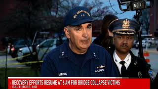 Key Bridge Collapse Search and Recovery [upl. by Hgielsa]