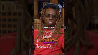 LIL WAYNE DOSENT WRITE HIS LYRICS 😱 rap hiphop interview lilwayne jimmyfallon [upl. by Byrle75]