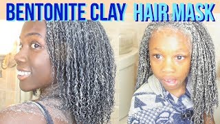 Bentonite Clay Natural Hair Mask  OhhNaaa [upl. by Chandal367]