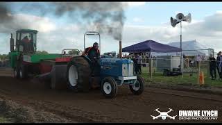 Bullin for mullin Fordson Major with a Ford Cargo engine tractor pull [upl. by Amerak]