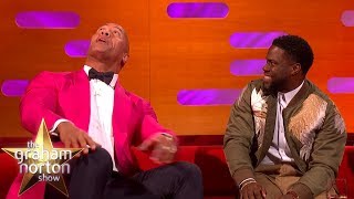 Dwayne Johnson Asks Kevin Hart What’s It Like Being 3’ 2”  The Graham Norton Show [upl. by Eillib233]