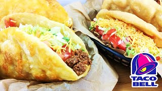 The BEST Homemade Toasted Cheddar Chalupas Taco Bell Copycat tacotuesday [upl. by Baiss]