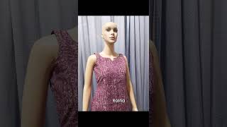 Beautyfull sleeveless ♥️🥰rainadesigns customized fashiontrends dress new kurti [upl. by Frazer]