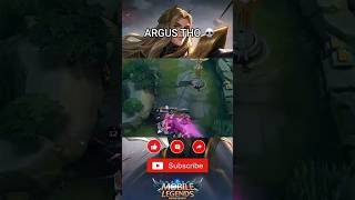 ARGUS no ULT  cold moment mlbbtopcreation mlbb mobilelegends [upl. by Nelehyram]