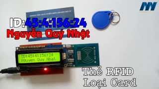 Test Module RFID RC522   httpbanlinhkienvn [upl. by Lal]