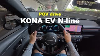 2025 Hyundai KONA EV NLine POV drive [upl. by Kind]