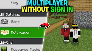 How To Play Multiplayer In Minecraft Without Sign In \\ Minecraft Pe 121 Multiplayer \\ Mcpe Gamer [upl. by Jamil]